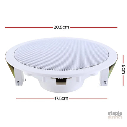 Giantz 6 Inch Ceiling Speakers In Wall Speaker Home Audio Stereos Tweeter 6pcs - Audio & Video > Speakers > Audio