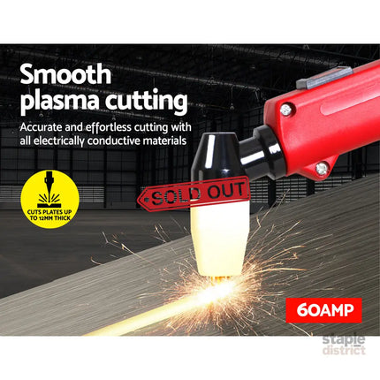 Giantz 60 Amp Inverter Welder Cutter Gas DC iGBT Welding Machine Portable - Tools > Power Tools > Welding Guns & Plasma