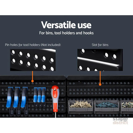 Giantz 60 Storage Bin Rack Wall Mounted - Tools > Tools Storage > Wall Storage Racks
