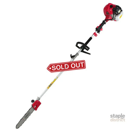 Giantz 62CC Pole Chainsaw 12in Chain Saw Petrol 5.6m Long Reach Red - Tools > Power Tools > Chainsaws