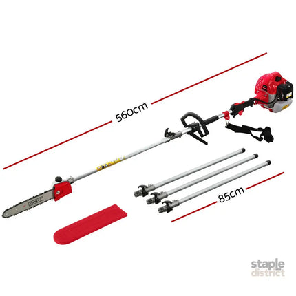 Giantz 65CC Pole Chainsaw 12in Chain Saw Petrol 5.6m Long Reach - Tools > Power Tools > Chainsaws