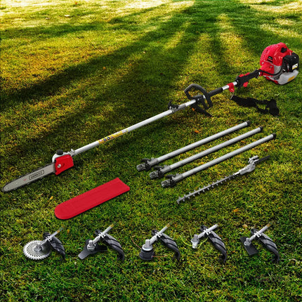 Giantz 65CC Pole Chainsaw Hedge Trimmer Brush Cutter Whipper Snipper 7-in-1 5.6m - Tools > Power Tools > Chainsaws