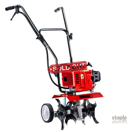 Giantz 72CC Tiller Garden Cultivator Rototiller 4 Blades Soil Plower Mini Rotary Hoe - Tools > Power Tools > Outdoor
