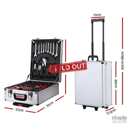Giantz 786pcs Tool Kit Trolley Case Mechanics Box Toolbox Portable DIY Set - Tools > Other Tools > Hand Tools