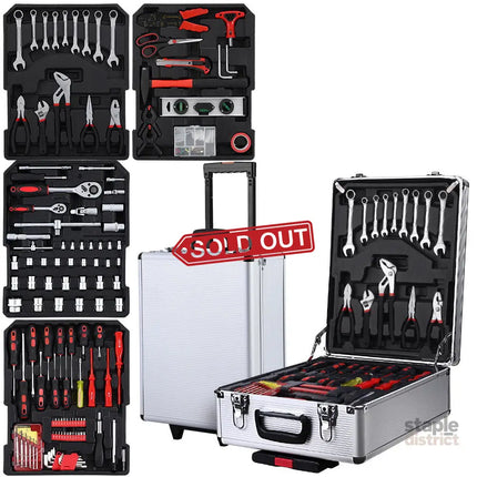 Giantz 786pcs Tool Kit Trolley Case Mechanics Box Toolbox Portable DIY Set - Tools > Other Tools > Hand Tools