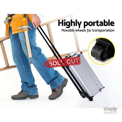 Giantz 786pcs Tool Kit Trolley Case Mechanics Box Toolbox Portable DIY Set - Tools > Other Tools > Hand Tools