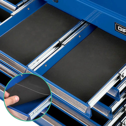 Giantz 9 Drawer Tool Box Cabinet Chest Toolbox Storage Garage Organiser Blue - Tools > Tools Storage > Tool Cabinets