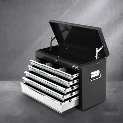Giantz 9 Drawer Tool Box Cabinet Chest Toolbox Storage Garage Organiser Grey - Tools > Tools Storage > Tool Cabinets