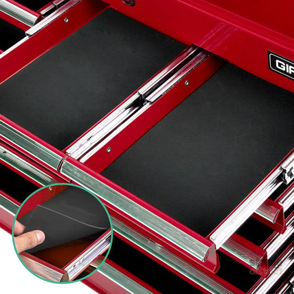 Giantz 9 Drawer Tool Box Cabinet Chest Toolbox Storage Garage Organiser Red - Tools > Tools Storage > Tool Cabinets