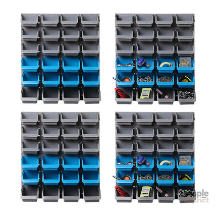 Giantz 96 Storage Bin Rack Wall Mounted - Tools > Tools Storage > Wall Storage Racks