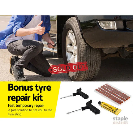 Giantz Air Compressor 12V 4x4 Tyre 320L/min Deflator Inflator Car Truck Portable - Tools > Air Compressor > Air