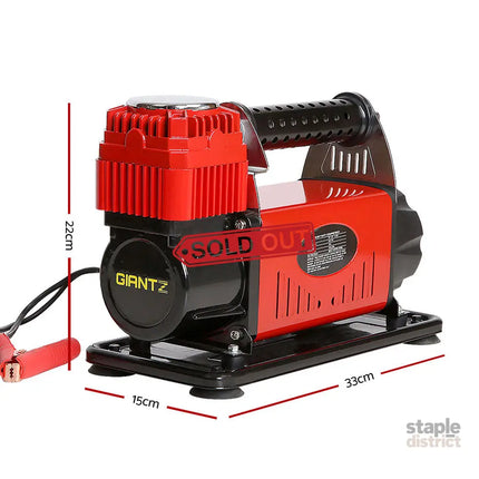 Giantz Air Compressor 12V 4x4 Tyre 320L/min Deflator Inflator Car Truck Portable - Tools > Air Compressor > Air