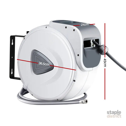 Giantz Air Hose Reel 10m Retractable Rewind Swivel Wall Mount Compressor Garage - Tools > Air Compressor > Air