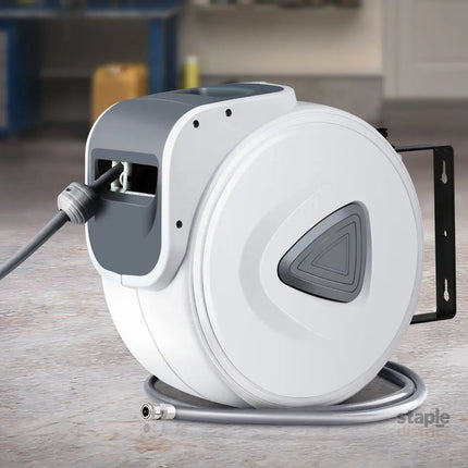 Giantz Air Hose Reel 10m Retractable Rewind Swivel Wall Mount Compressor Garage - Tools > Air Compressor > Air
