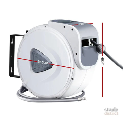 Giantz Air Hose Reel 20m Retractable Rewind Swivel Wall Mount Compressor Garage - Tools > Air Compressor > Air