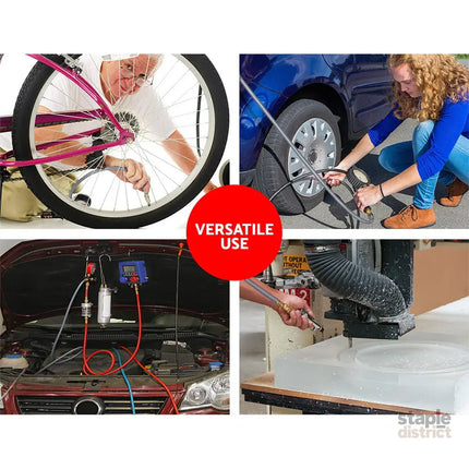 Giantz Air Hose Reel 20m Retractable Rewind Swivel Wall Mount Compressor Garage - Tools > Air Compressor > Air