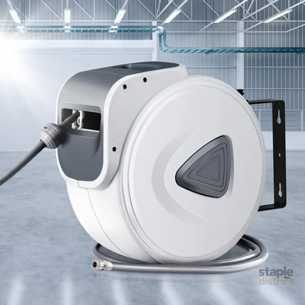 Giantz Air Hose Reel 20m Retractable Rewind Swivel Wall Mount Compressor Garage - Tools > Air Compressor > Air