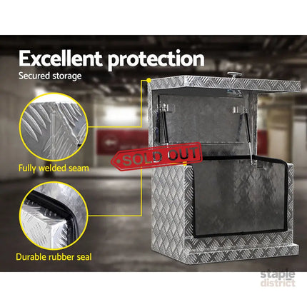 Giantz Aluminium Ute Tool Box Generator Trailer Truck Storage Lock - Tools > Tools Storage > Tool Boxes