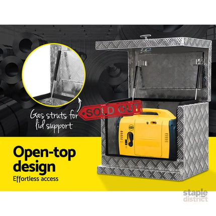 Giantz Aluminium Ute Tool Box Generator Trailer Truck Storage Lock - Tools > Tools Storage > Tool Boxes
