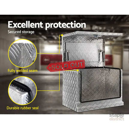Giantz Aluminium Ute Tool Box Storage Toolbox Generator Truck Trailer Lock - Tools > Tools Storage > Tool Boxes