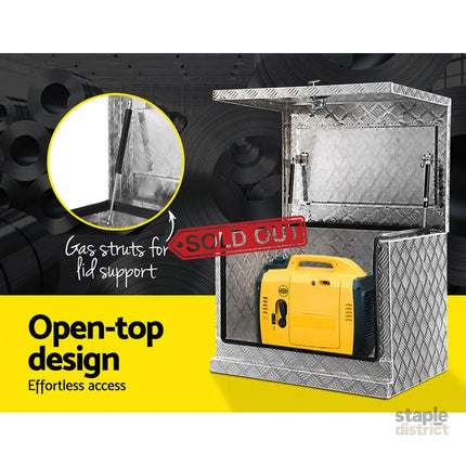 Giantz Aluminium Ute Tool Box Storage Toolbox Generator Truck Trailer Lock - Tools > Tools Storage > Tool Boxes