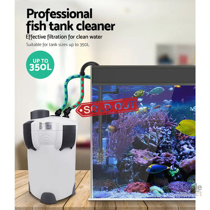 Giantz Aquarium Filter Fish Tank External Canister Water Pump 1850L/H - Pet Care > Aquarium > Aquarium Filters & Pumps