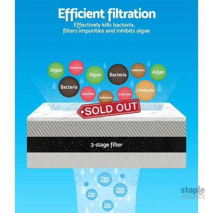 Giantz Aquarium Filter Fish Tank External Canister Water Pump 1850L/H - Pet Care > Aquarium > Aquarium Filters & Pumps
