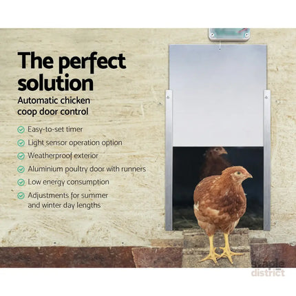 Giantz Automatic Chicken Coop Door Opener - Pet Care > Farm Supplies > Farm Equipment