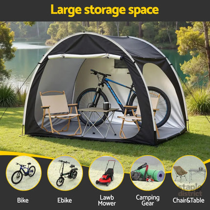 Giantz Bike Storage Tent Outdoor Waterproof UV Resistant Shelter w/ Ventilation - Home & Garden > Travel > Duffel Bags