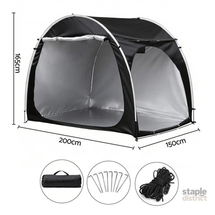 Giantz Bike Storage Tent Outdoor Waterproof UV Resistant Shelter w/ Ventilation - Home & Garden > Travel > Duffel Bags