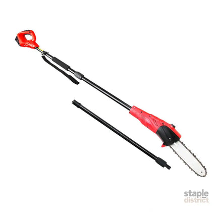 Giantz Chainsaw Cordless Pole Chain Saw 20V 8in Pruner 2.7m Long Reach Battery - Tools > Power Tools > Chainsaws
