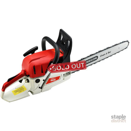 Giantz Chainsaw Petrol 52CC 20’’ Oregon Bar Commercial E-Start Pruning Chain Saw - Tools > Power Tools > Chainsaws