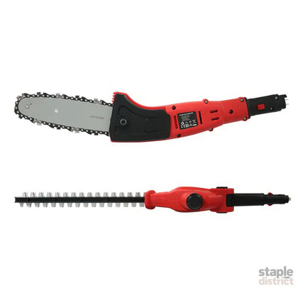 Giantz Chainsaw Trimmer Cordless Pole Chain Saw 20V 8inch Battery 2.7m Reach - Tools > Power Tools > Chainsaws