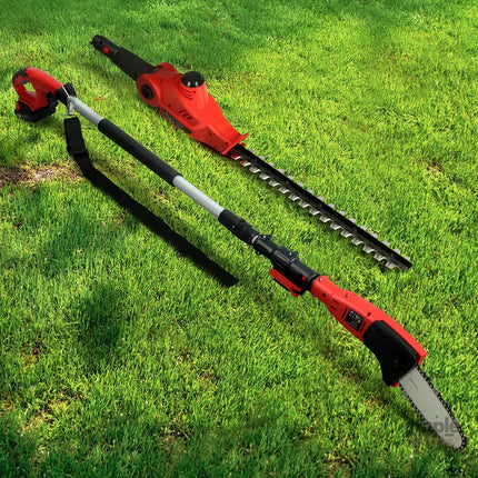 Giantz Chainsaw Trimmer Cordless Pole Chain Saw 20V 8inch Battery 2.7m Reach - Tools > Power Tools > Chainsaws