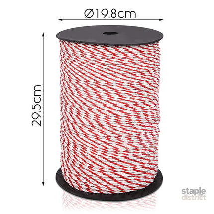 Giantz Electric Fence Poly Rope 500M - Pet Care > Farm Supplies > Fencing