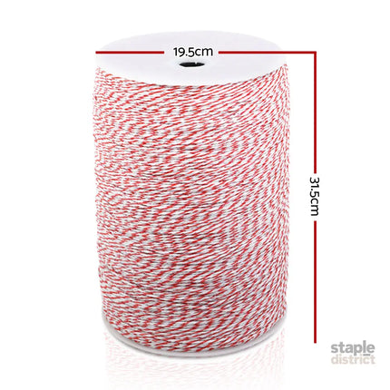 Giantz Electric Fence Poly Wire 2000M - Pet Care > Farm Supplies > Fencing