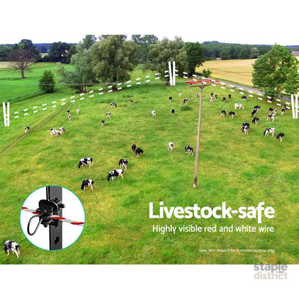Giantz Electric Fence Poly Wire 2000M - Pet Care > Farm Supplies > Fencing
