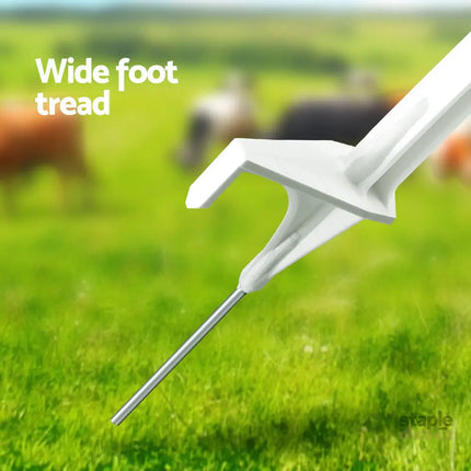 Giantz Electric Fence Posts 20pcs Electric Fence Poly White - Pet Care > Farm Supplies > Fencing