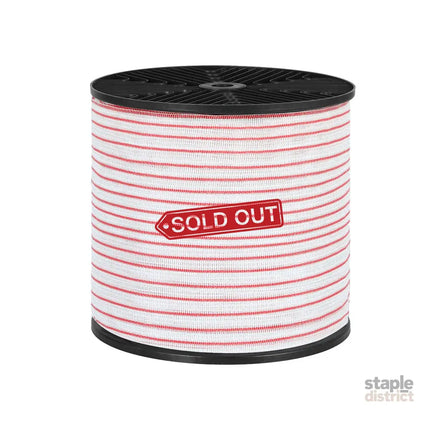 Giantz Electric Fence Tape Polytape 400M Electric Fence Wire Red White - Pet Care > Farm Supplies > Fencing
