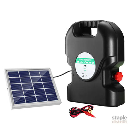Giantz Fence Energiser 20KM Solar Powered 1.2J Electric - Pet Care > Farm Supplies > Fencing
