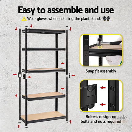 Giantz Garage Shelving 1.5X0.7m Warehouse Shelves Storage Rack Pallet Racking - Tools > Tools Storage > Wall Storage