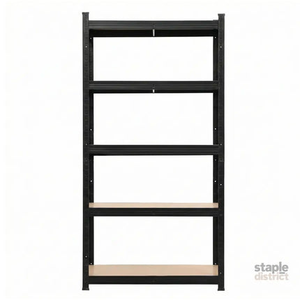 Giantz Garage Shelving 1.6X0.8m Warehouse Shelves Storage Rack Pallet Racking Black - Tools > Tools Storage > Wall