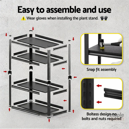 Giantz Garage Shelving 1.8X0.9m Warehouse Rack Storage Shelves Workshop Racks Steel - Tools > Tools Storage > Wall