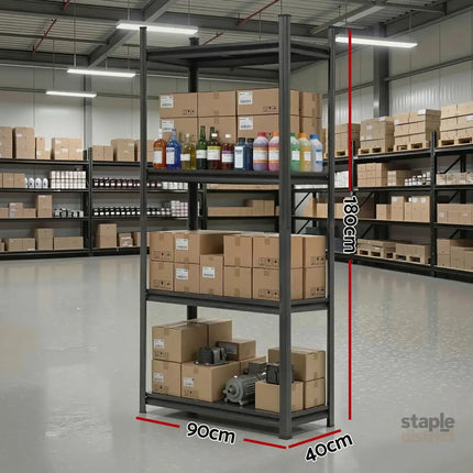 Giantz Garage Shelving 1.8X0.9m Warehouse Rack Storage Shelves Workshop Racks Steel - Tools > Tools Storage > Wall