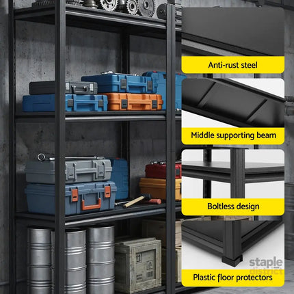 Giantz Garage Shelving 1.8X0.9m Warehouse Rack Storage Shelves Workshop Racks Steel - Tools > Tools Storage > Wall