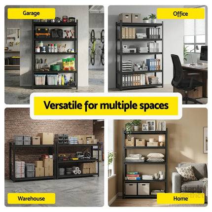 Giantz Garage Shelving 1.8X1.2m Warehouse Rack Storage Shelves Workshop Racks Steel - Tools > Tools Storage > Wall