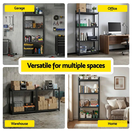 Giantz Garage Shelving 1.8X1.8m Warehouse Rack Storage Shelves Workshop Racks Steel - Tools > Tools Storage > Wall