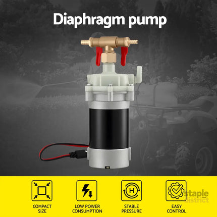 Giantz Garden Pump Sprayer Pressure Sprayer Pump 12V Diaphragm Sprayer Pump - Home & Garden > Garden Tools > Herbicides