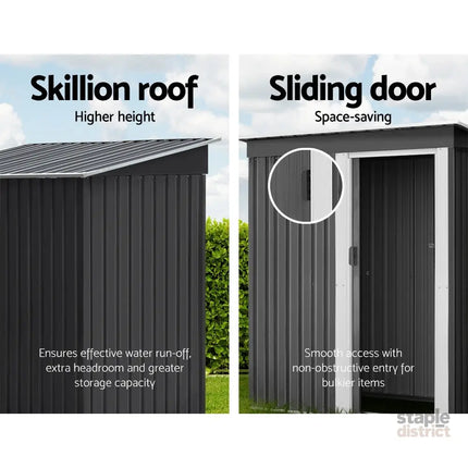 Giantz Garden Shed 1.62x0.86M Sheds Outdoor Storage Tool Workshop House Shelter Sliding Door - Home & Garden > Storage