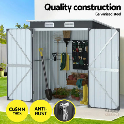 Giantz Garden Shed 1.62x1M Outdoor Storage Tool Workshop House Shelter - Home & Garden > Storage > Sheds
